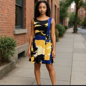 Peter Nygard Sleeveless 100% Silk Dress